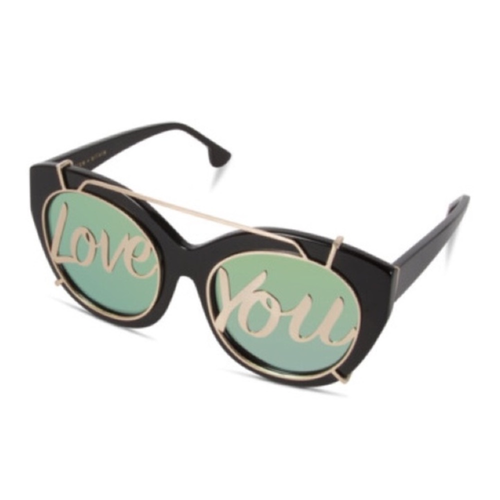 NWT Alice + Olivia Walker Love You Sunglasses